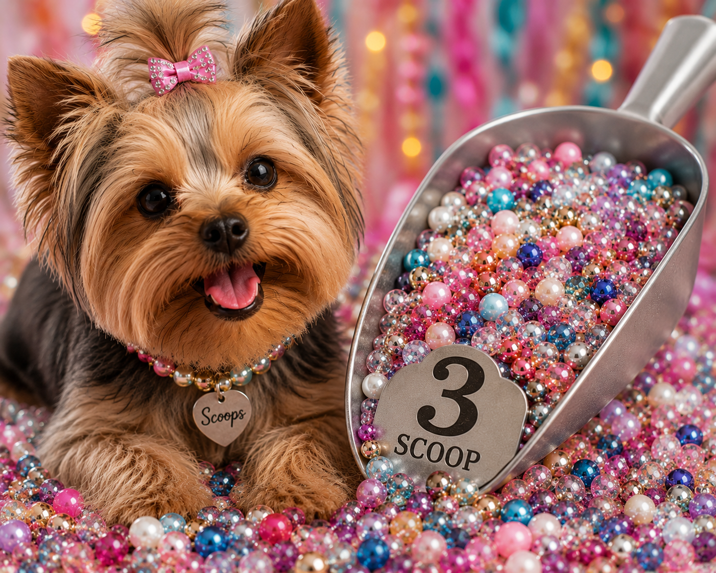 Three Scoop → 3 Mystery Bead Scoops – Triple the Thrills, Triple the Prizes!